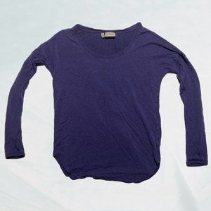 Athleta Purple Long Sleeve Athlesieure Shirt